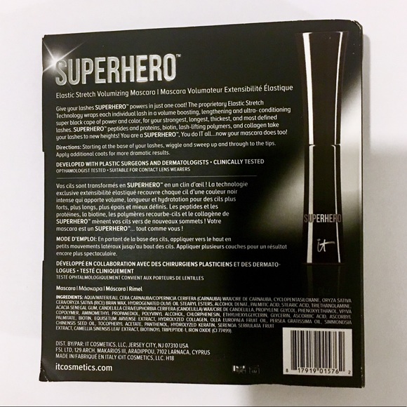 IT Cosmetics Superhero Volume Length Mascara NEW! - Picture 2 of 4
